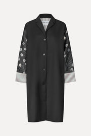 Stine Goya Bell Sleeve Coat Outerwear Bouquet In Pieces