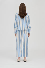 Stine Goya Cropped Pants With Tab Pants Lightwave Stripes
