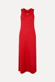 Stine Goya Deep Neckline Tank Dress Dress Velocity Red
