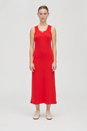 Stine Goya Deep Neckline Tank Dress Dress Velocity Red