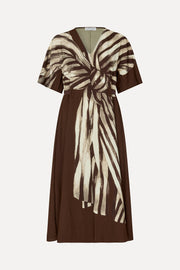 Stine Goya Elastic Detail Midi Dress Dress Bow
