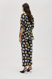 Stine Goya Elasticated Waistband Pants Pants Morgensol Poppies