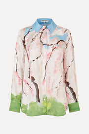 Stine Goya Long Sleeve Shirt Top Cherry Blossom