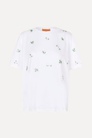 Stine Goya Oversize Short Sleeve T-Shirt Top Wild Flower Beads