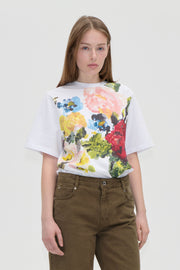 Stine Goya Short Sleeve T-Shirt Top Ephemeral Bloom