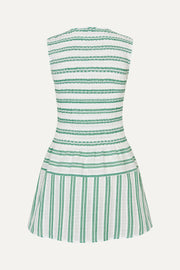 Stine Goya Sleeveless Smocked Short Dress Dress Smocked Stripes