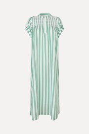 Stine Goya Smocked Tunic Long Dress Dress Smocked Stripes