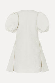 Stine Goya Angled Pleat Mini Dress Dress Artist Flower Relief