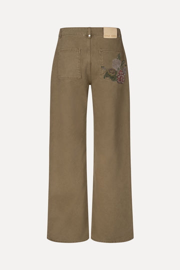 Stine Goya Baggy Fit Pants Pants Ephemeral Bloom