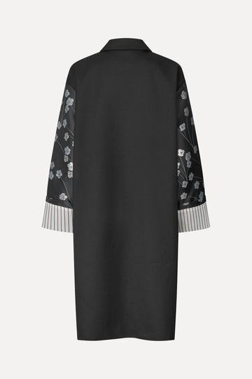 Stine Goya Bell Sleeve Coat Outerwear Bouquet In Pieces