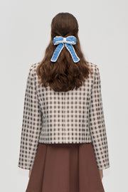 Stine Goya Boxy Jacket Jacket Checks