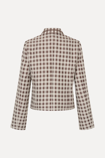 Stine Goya Boxy Jacket Jacket Checks