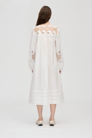 Stine Goya Broderie Long Tunic Dress Dress Ballerina Broderie