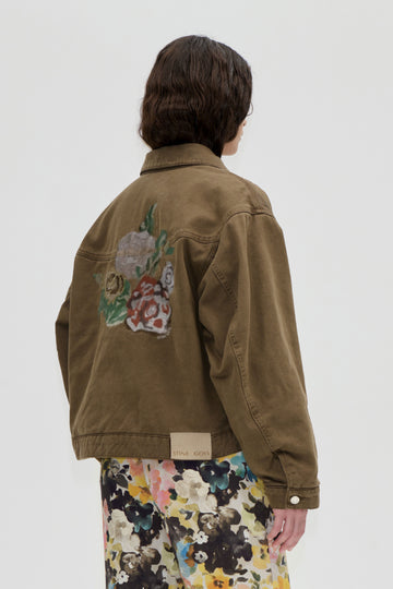 Stine Goya Circular Yoke Jacket Outerwear Ephemeral Bloom