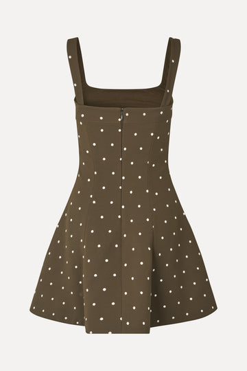 Stine Goya Corset Mini Dress Dress Dark Olive