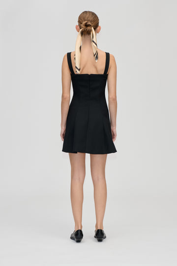 Stine Goya Corset Mini Dress Dress Black
