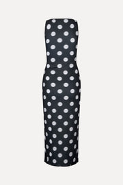 Stine Goya Elastic Deep Neckline Tank Dress Dress Dots in Motion