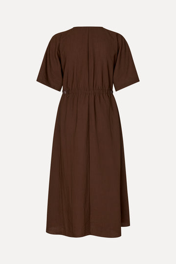 Stine Goya Elastic Detail Midi Dress Dress Bow