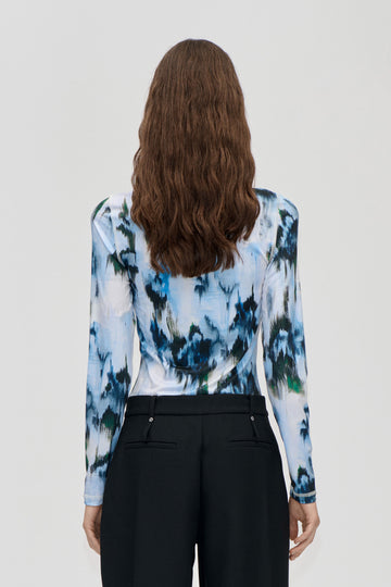 Stine Goya Elastic Long Sleeve Top Top Afterbloom