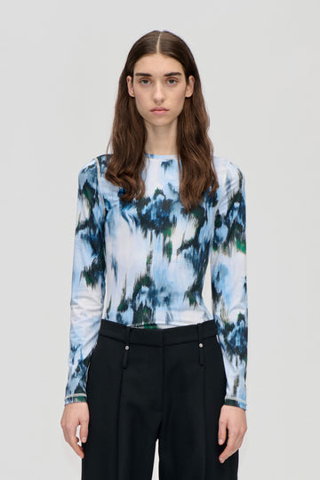 Stine Goya Elastic Long Sleeve Top Top Afterbloom