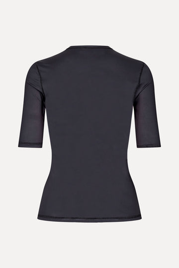 Stine Goya Elastic Short Sleeve T-Shirt Top Melting Flowers