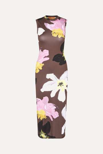 Stine Goya Elastic Tank Crewneck Dress Dress Wild Flowers