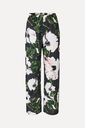 Stine Goya Elasticated Long Pants Pants Umber Windflower