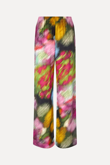 Stine Goya Elasticated Long Pants Pants Liquid Floral