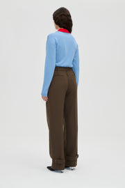 Stine Goya Elevated Pleat Pants Pants Dark Oak