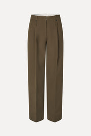 Stine Goya Elevated Pleat Pants Pants Dark Oak