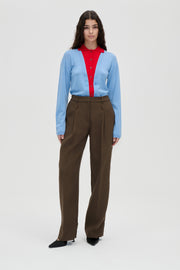 Stine Goya Elevated Pleat Pants Pants Dark Oak