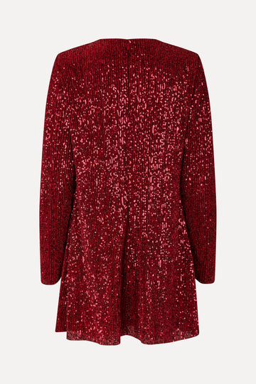 Stine Goya Fluid Short Dress Dress Bordeaux