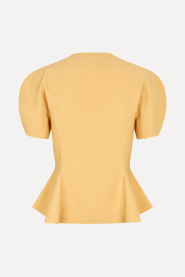 Stine Goya High-Neck Zip Top Top Sunlight