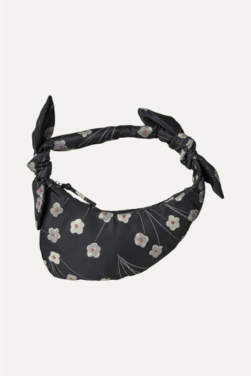 Stine Goya Jacquard Knotted Satchel Accessories Black