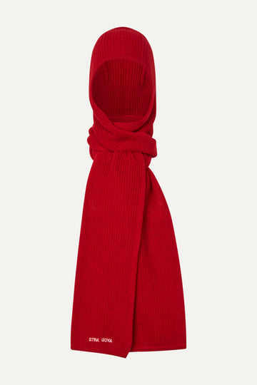 Stine Goya Knitted Head Scarf Accessories Fiery Red