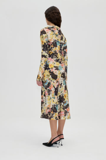 Stine Goya Long Flared Sleeve Dress Dress The Sentimental Bloom