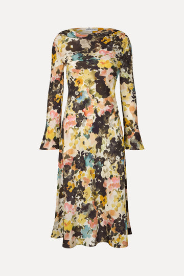 Stine Goya Long Flared Sleeve Dress Dress The Sentimental Bloom