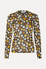 Stine Goya Long Sleeve Elasticated Top Top Petal Polka