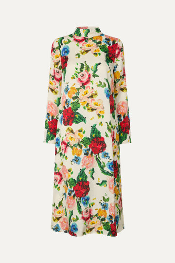 Stine Goya Long Sleeve Midi Dress Dress Ephemeral Bloom