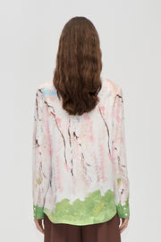 Stine Goya Long Sleeve Shirt Top Cherry Blossom
