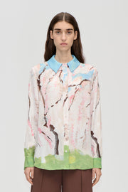 Stine Goya Long Sleeve Shirt Top Cherry Blossom