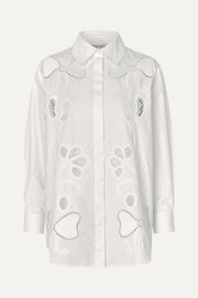 Stine Goya Loose Long Sleeve Shirt Top Ballerina Broderie
