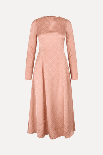 Stine Goya Open Back Midi Dress Dress Sakura Check