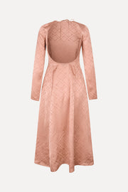 Stine Goya Open Back Midi Dress Dress Sakura Check