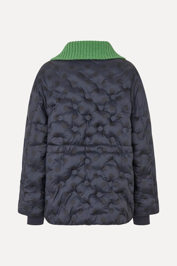 Stine Goya Padded Jacket Outerwear Navy Polka