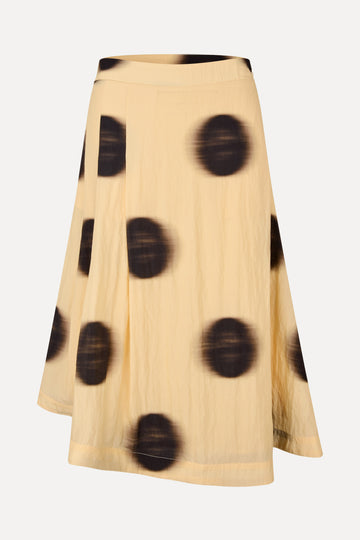 Stine Goya Pleated Midi Skirt Skirt Dots in Motion