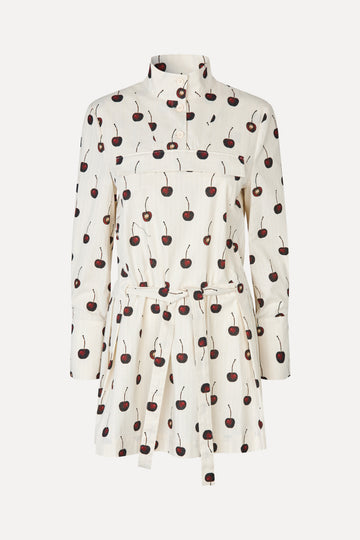 Stine Goya Pullover Parka Dress Dress Cherries