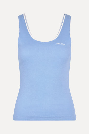 Stine Goya Rib Tank Top Top Bel Air Blue
