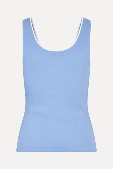 Stine Goya Rib Tank Top Top Bel Air Blue