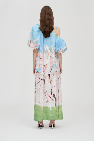 Stine Goya Romantic Long Dress Dress Cherry Blossom
